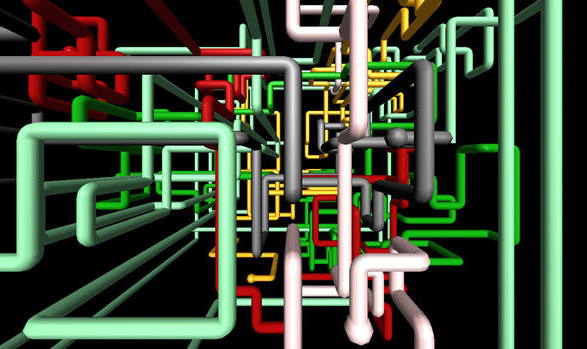 pipe maze